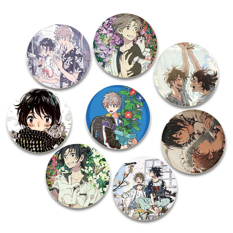 32/44/58 mm prímorský cudzinec Cartoon Badge Round DIY Creative Brošes anime gombíky Pins pre darčeky na šperky