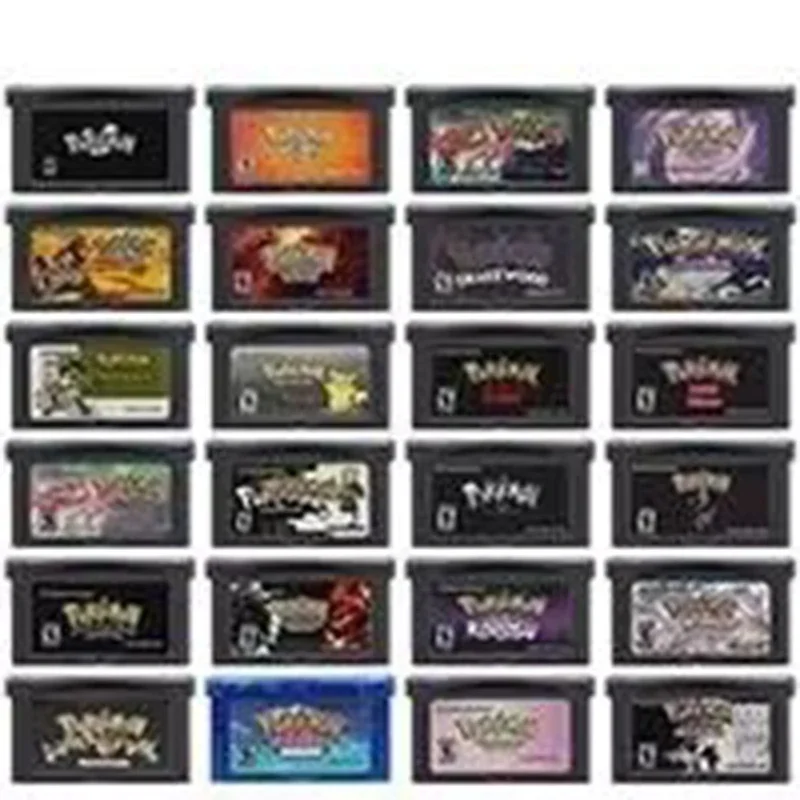 32 -bitová videohra Console Card GBA Game Cabtridge Pokemon Series Ultrafial Light Platinum Snakewood Outlaw Vega pre GBA/SP/DS
