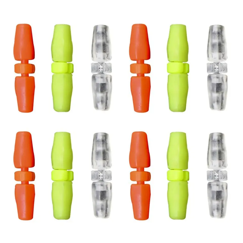 32 súprav nových plastových rybárskych anti veterným barom Cara Rod Bobber Float zátky rybárske náčinie