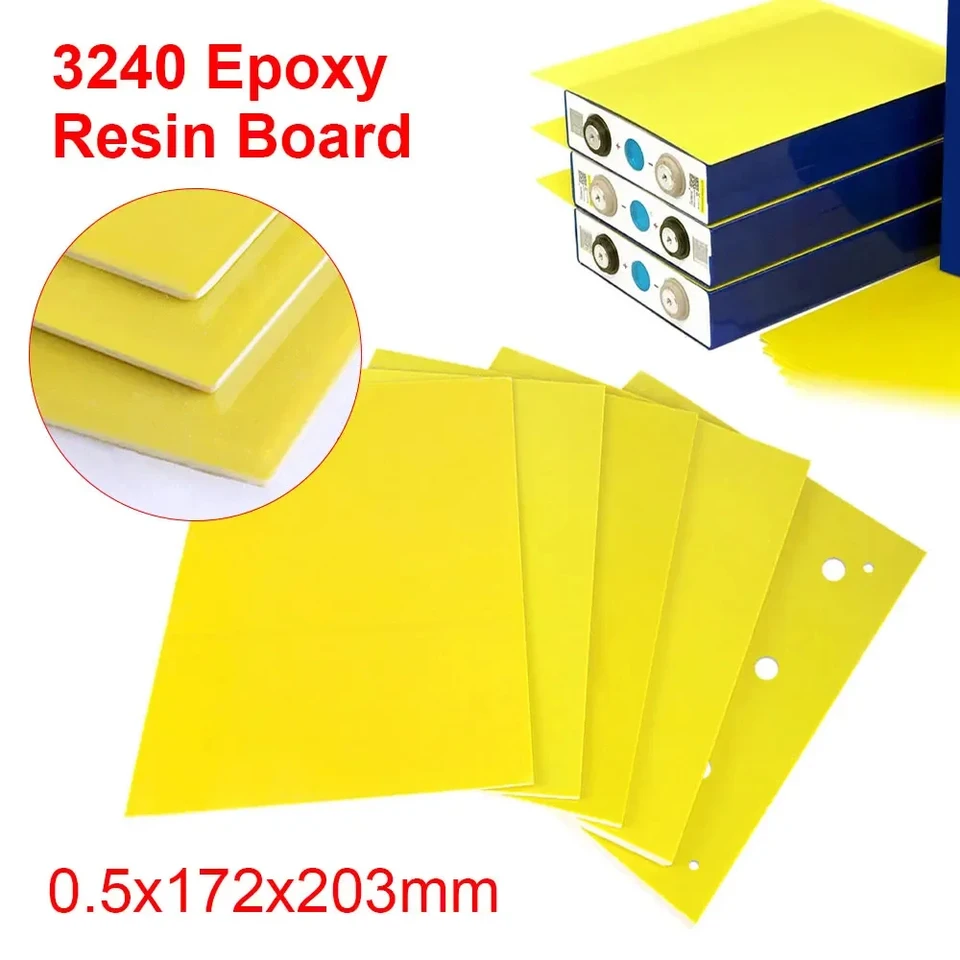 3240 Izolácia epoxidová doska 203*172*0,5 mm izolátor pre 3,2V 280AH 320AH 310AH 90AH 12,8 V LIFEPO4 batéria DIY Použite 3240