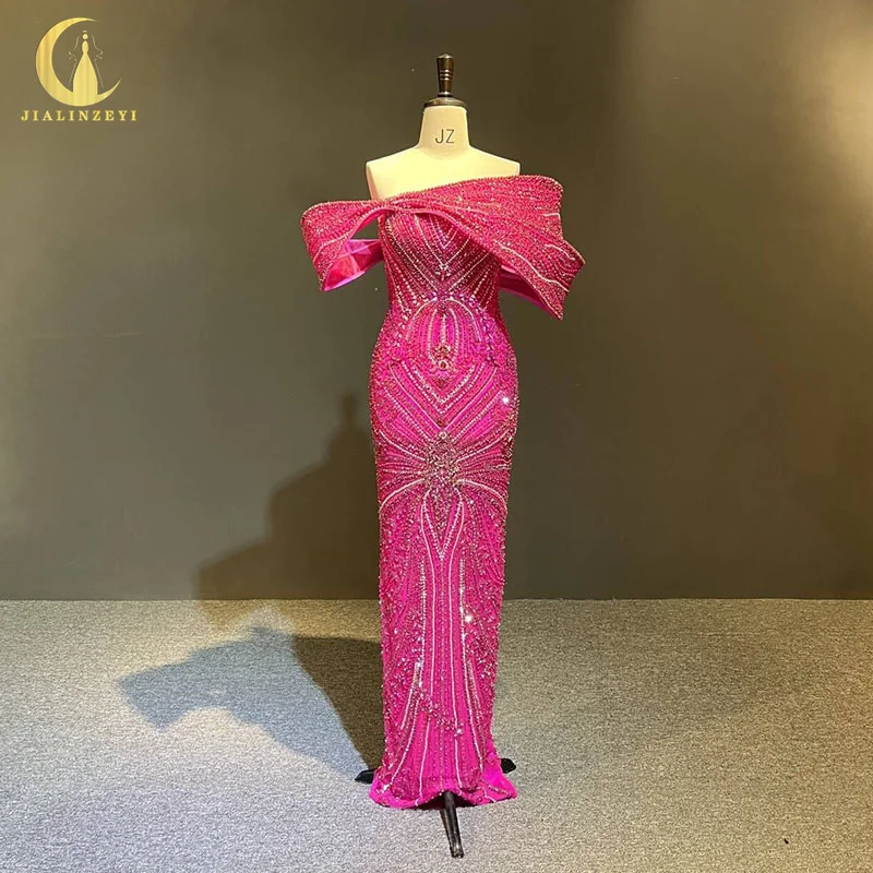 3374 Real Rose Red Red z ramenného krištáľového morskej panny Vestidos para majer robe de soirée فساتين السهرة večerné šaty