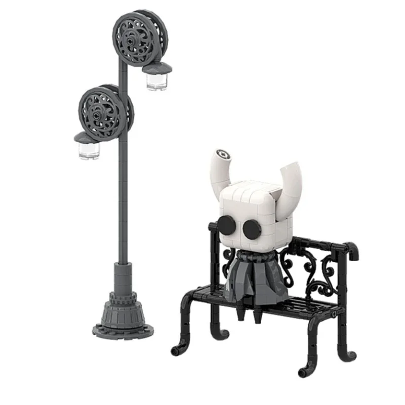 337ks City Moc Hollow Knight Building Block Block Block Street Light Scéna Model figúrka tehla DIY Creative Kreaty Kreaty Deti Holid Hračky Darček
