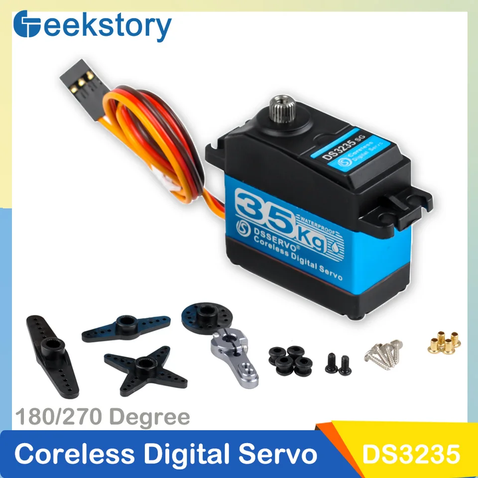 35 kg DS3235 COREless Digital Servo z nehrdzavejúcej ocele vodotesný