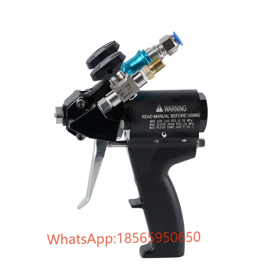 35 MPA Polyurea polyuretánový striekajúci pištoľ pneumatickú sprejovú pištoľ Small Polyurea Spray Gun Polyurea Spray Machine