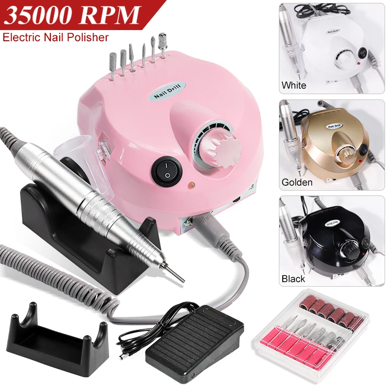 35000/20000 RPM Elektrické vŕtačky na nechty na nechty mlynky pre mlynské súpravy pre manikúru nechty Tipy manikúru Elektrické nechty pedikúra Nástroje na pedikúru