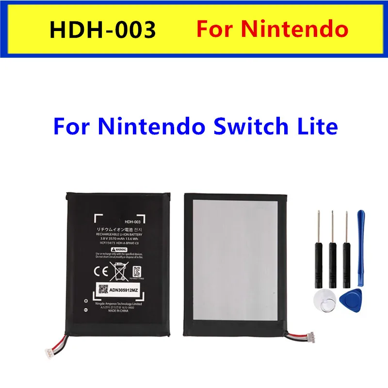 3570 mAh batéria HDH-003 pre Nintendo Switch Lite Game Player Polymer Li-ion batérie