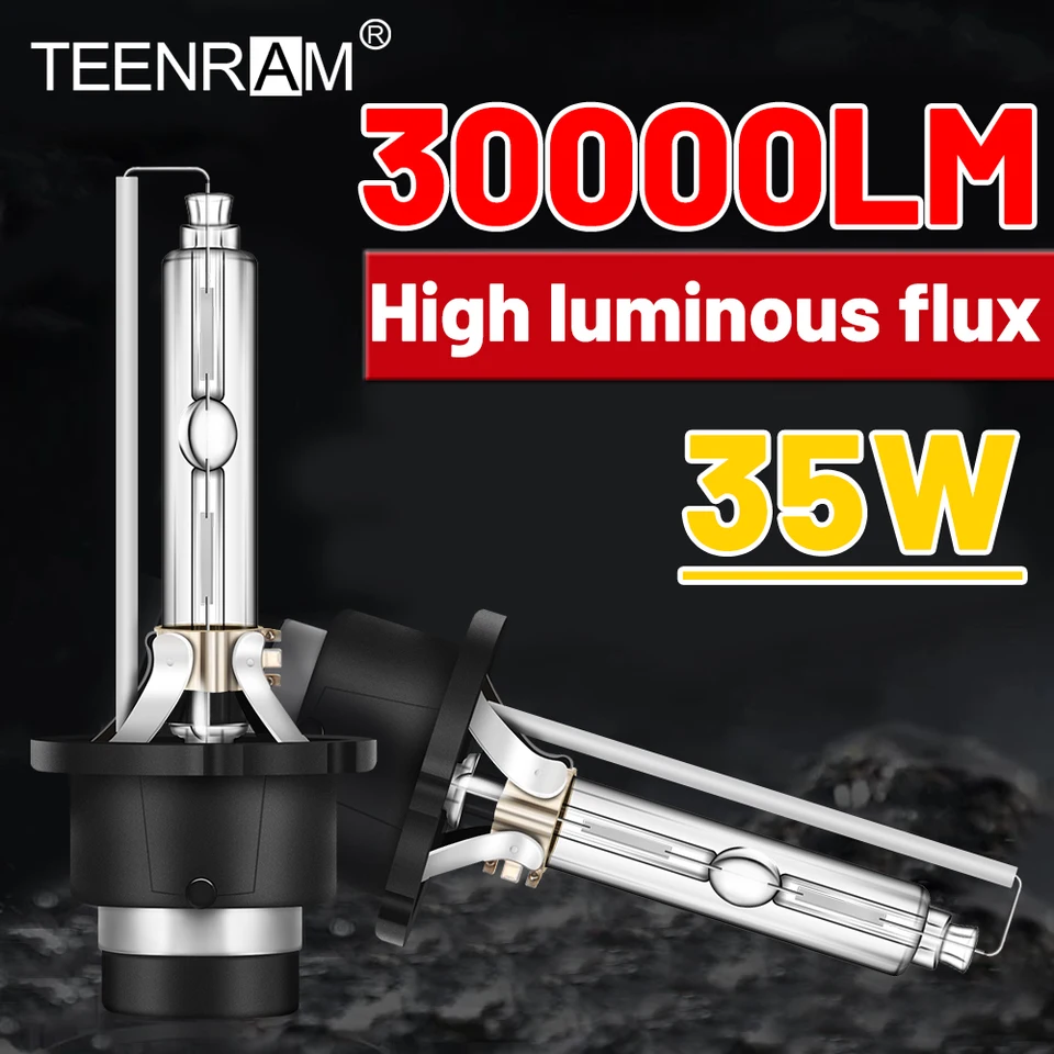 35W 2ks HID Xenon Svetlomet žiarovky 30000LM D1S D2S D3S D4S LED svetlá 4300K ​​5000K 6000K 8000K Automatické žiarovky 12 V xenónové svetlomety