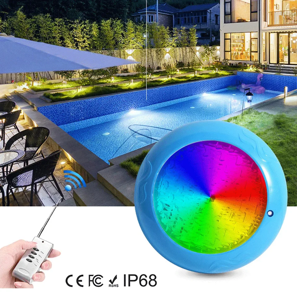 35W RGB LED LED svetlá bazénov AC/DC12V IP68 Vodotesné pod vodou pod vodou vonkajšie svetlo fontány Svetlo jazierka Svetlo