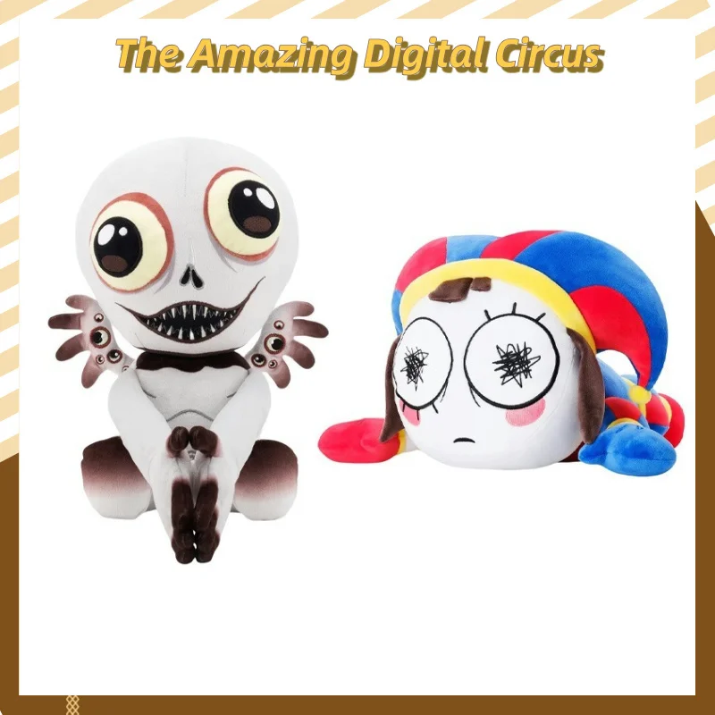 36/43 cm Úžasné digitálne cirkusové anime periférie hračky Angel Plys Doll Kartoon Anime Plushie Toy