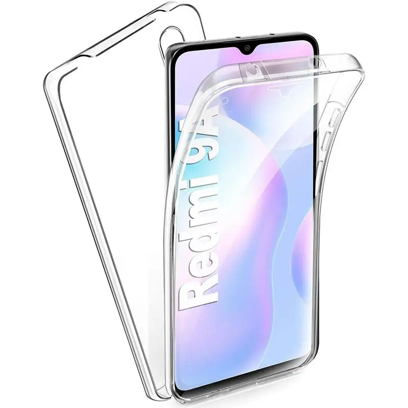 360 Dvojitý predný chrbát Úplný ochranný puzdro pre Xiaomi Redmi 13C 12C 10C 9C 9A Poznámka 7 8 8t 9s 10 Poznámka11 12 13 Pro Plus 5G kryt 5G