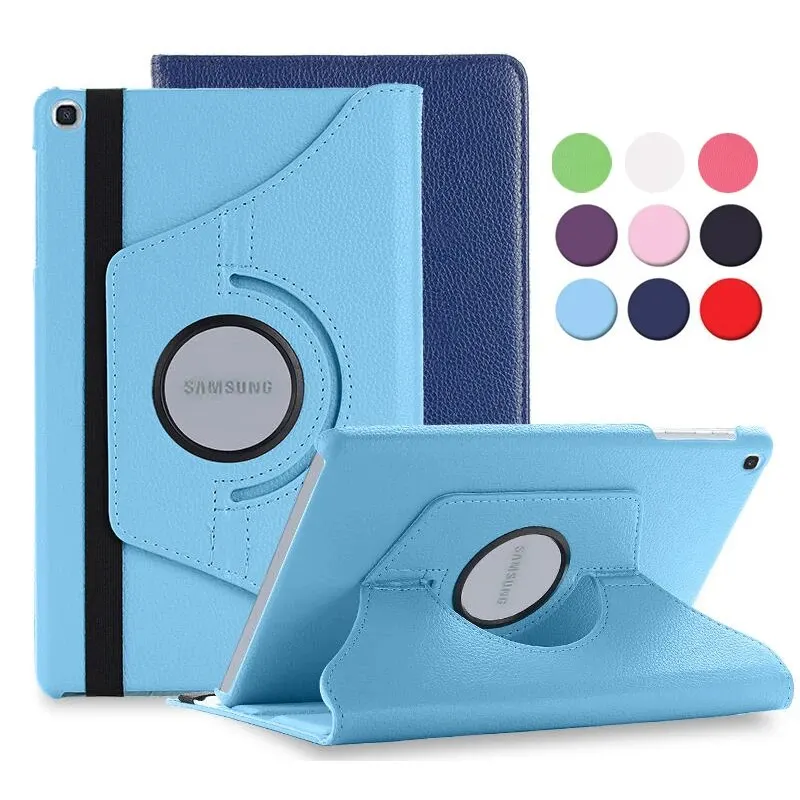 360 Rotačné puzdro pre Samsung Galaxy Tab S9 Fe S8 S7 11 palca Tablet Cover Galaxy Tab A9 A8 10,5 x200 A7 Lite 8.7 S6 10.4 Prípady