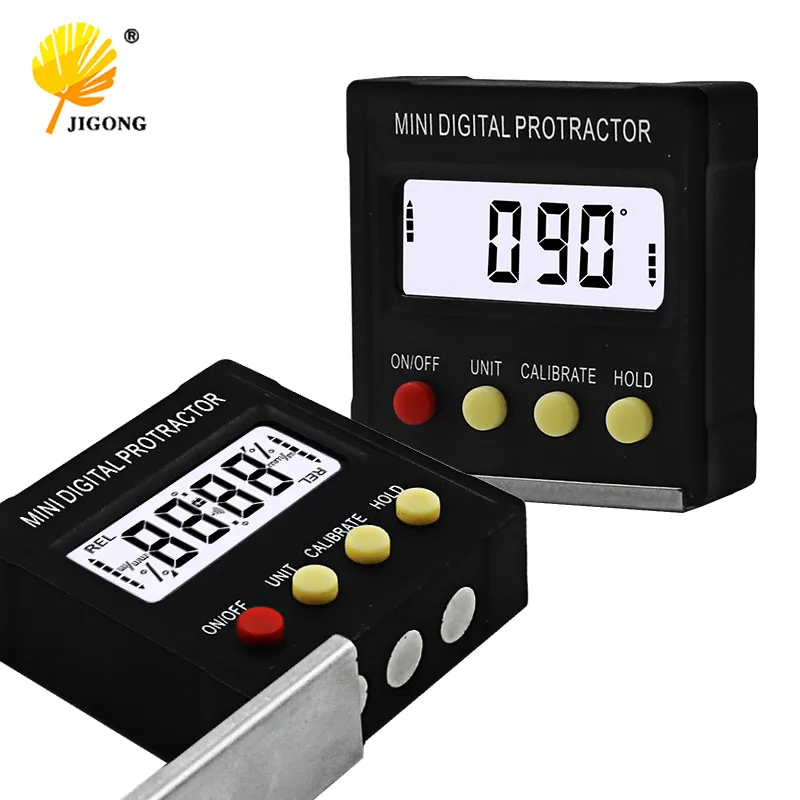 360 stupňov mini digitálneho uhlopriečku inklinometru elektronická úroveň Box Magnetic Base Meering Tools