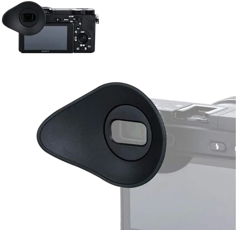 360-stupňový okuliar o otáčateľných očiach hľadáčika pre kameru Sony A6400 A6500 A6600 Nahrádza Sony FDA-EP17