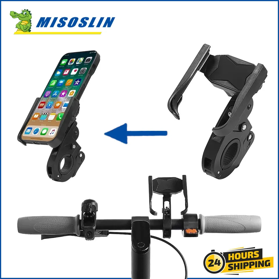 360 ° držiak na otáčateľný telefón pre deväťbot F20 F30 F40 Max G30 G30D G2 G65 Electric Secootter Support Mobphet Stop