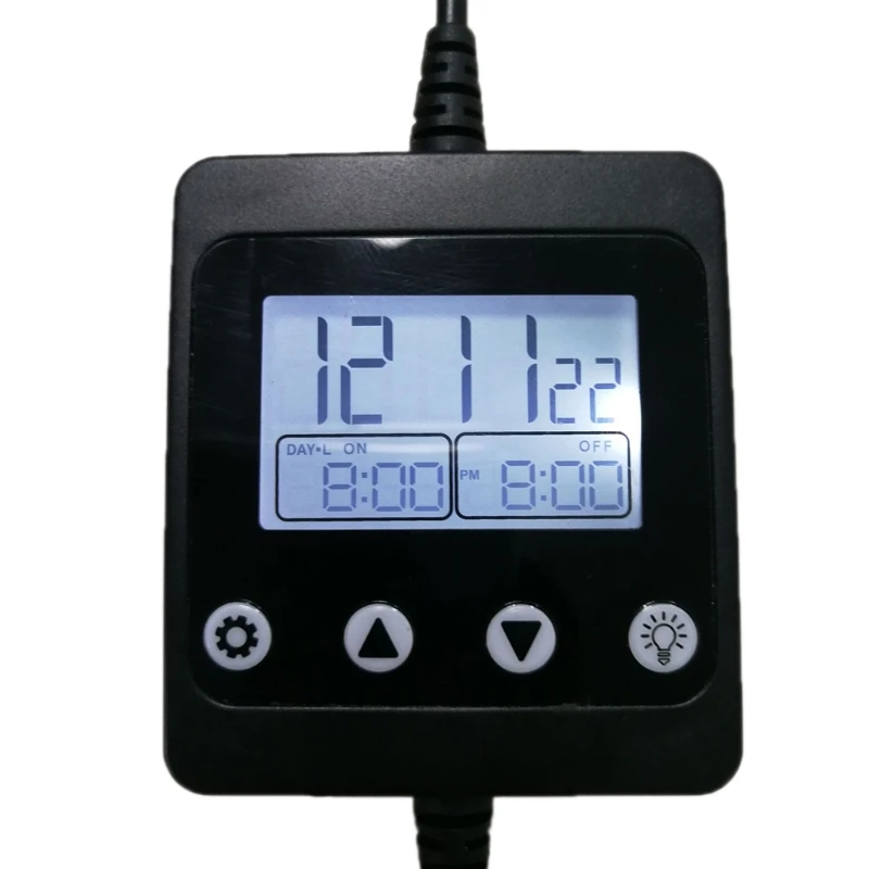 367a 24 -hodinový programovateľný digitálny časovač zapínanie/vypnutie LCD displej Mini Indoor pre sezónne akvárium ohrievača svetla žiarovky