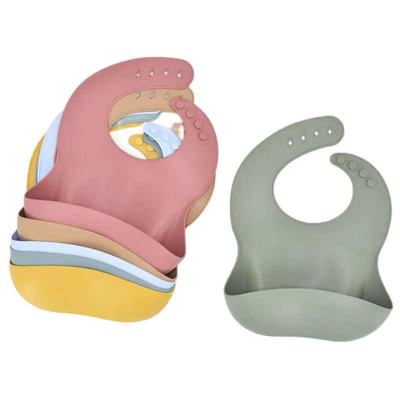 36Color Fashion Silicon Baby Podbradník Rôzne štýly Vodotesné dojčenské podbradníky novorodencov