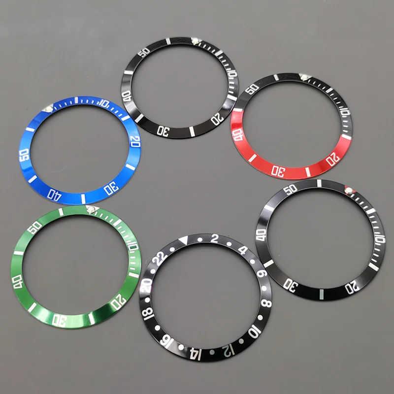 37,5*30,6 mm Svahový hliníkový rám Vložte sa do ponorky NH35 NH36 Muži potápania Puzdro