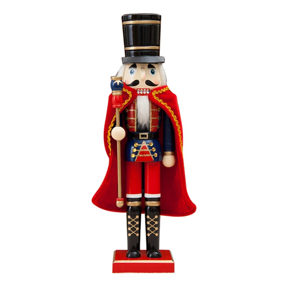 38 cm Luskáčik Puppet miniatúry vianočné darčeky obývacia izba dekorácie vojaka