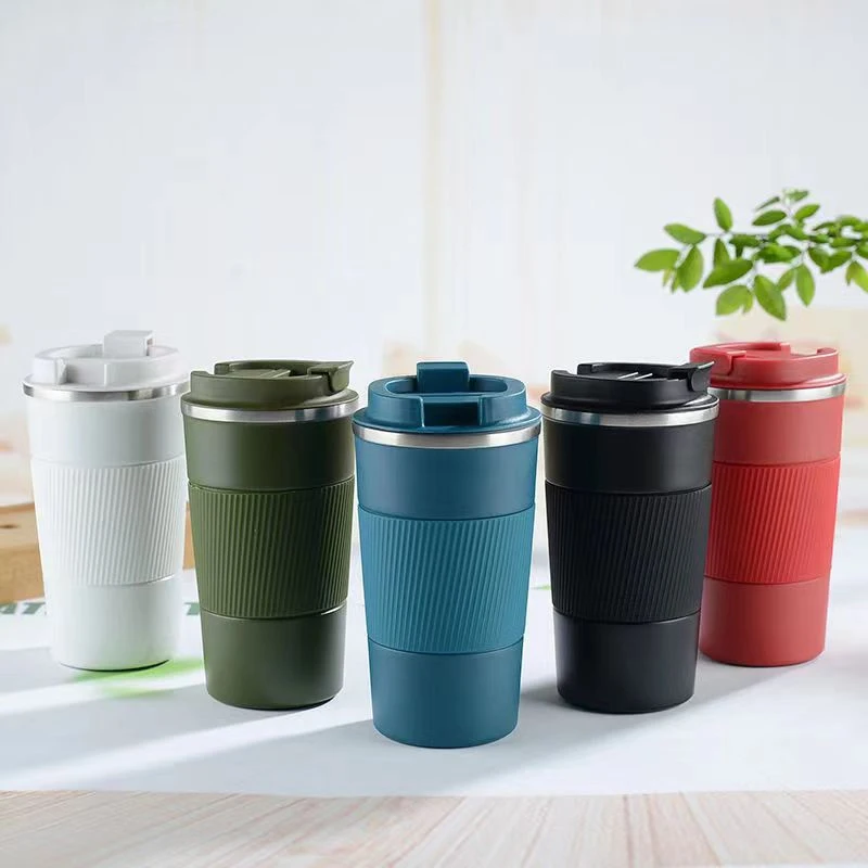 380 ml 510 ml z nehrdzavejúcej ocele Kávový pohár tepelného hrnčeka Garrafa Termica Cafe Copo Termico Caneca Non-Slip Cestovné auto izolované fľašu