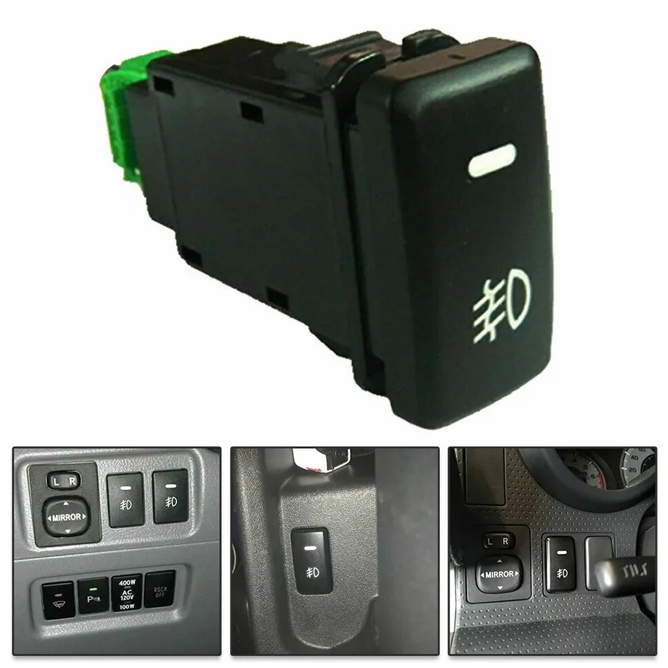 39 mm OEM Dual Switch Button pre Toyota FJ vhodné pre Tundru 05-06 pre Tacoma 05-11 LED pásma FOG Light Automatické príslušenstvo