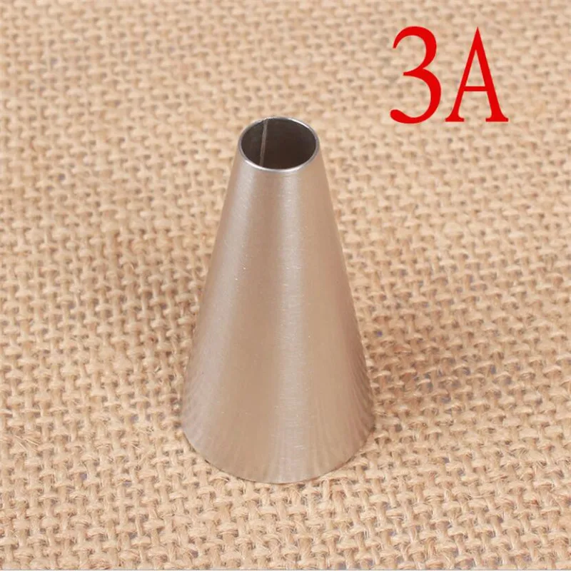 #3a Round Writing Liscing Piping Drzzles DIY Cream Cake Decording Tips Macaron Cookies Cubutry Dýza Truby na zdobenie koláčov
