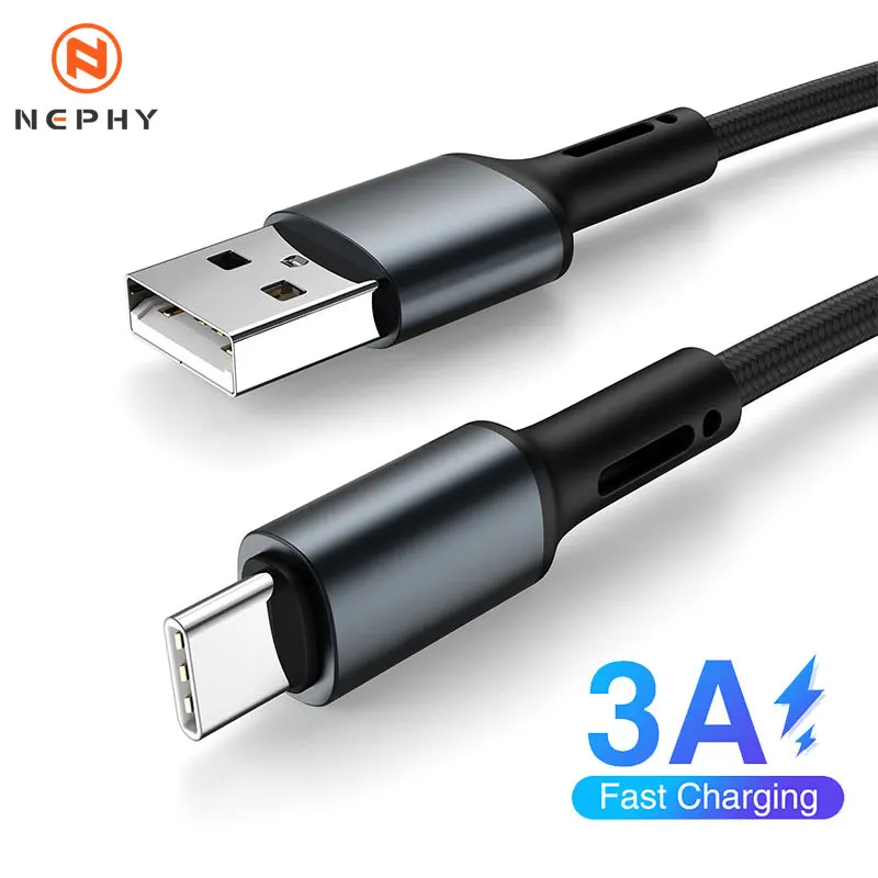 3A USB Kábel typu C Fast USB 3.0 Nabíjací kábel pre Samsung Galaxy S23 S22 S20 S10 Huawei P30 20 Pro USB C Dátové nabíjanie kábla