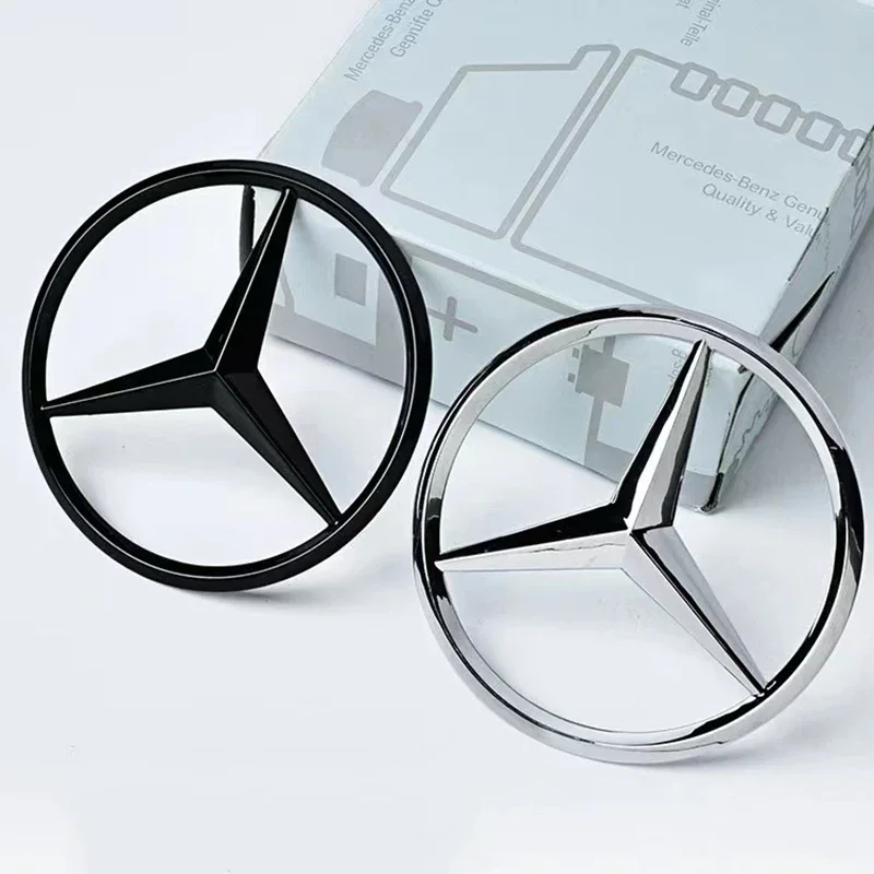 3D ABS čierne logo zadného kmeňa Star pre Mercedes Benz W203 W204 W205 W212 W213 W176 W177 W222 W223 W117 W246 X156 X253 Príslušenstvo