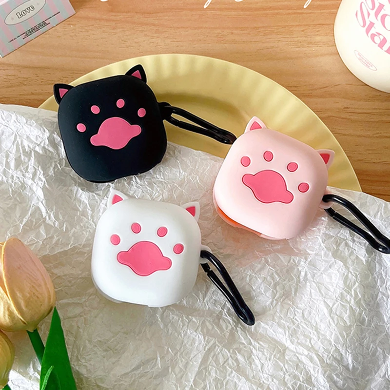 3D Cat Claw Claw Silikone Sarfon Cover pre Samsung Galaxy Buds 2 Pro Live Buds Fe Buzz 2 Pro Buds2 Pro Case TPU Fundas s Hookom