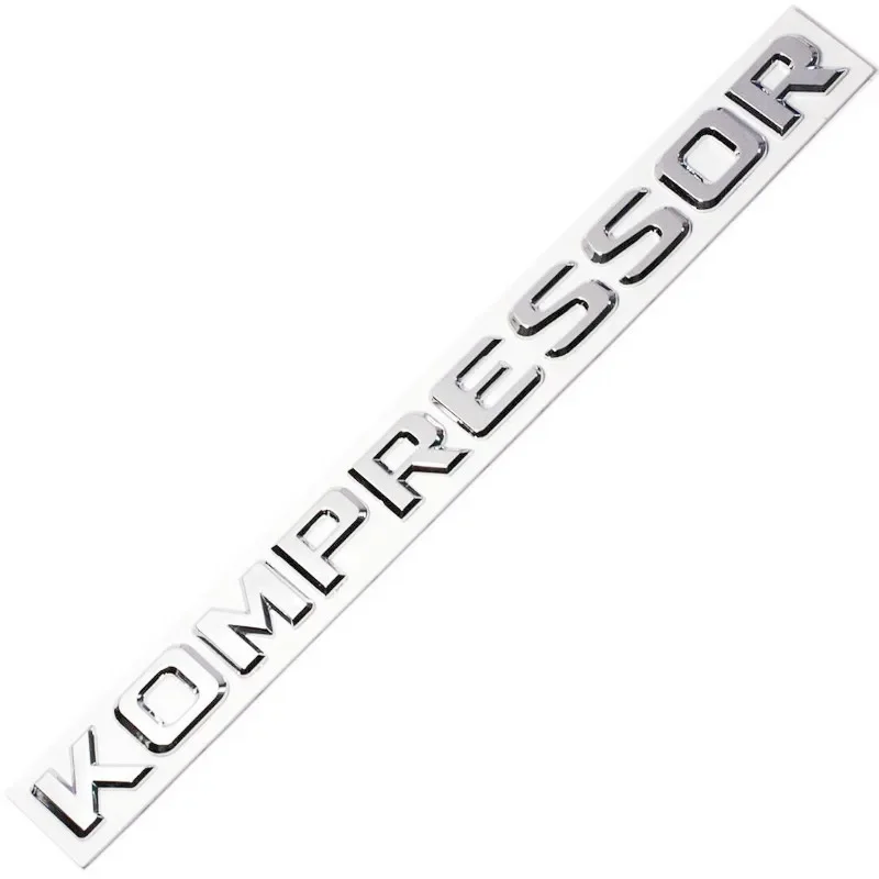 3D Chrome ABS KOMPRESSOR LISTY OBCHOD ZARADENIE ZADNÁ ZADNÁ NÁKLADA PRE Mercedes CLK SLK SL CLS ML GL ABCES CLASS