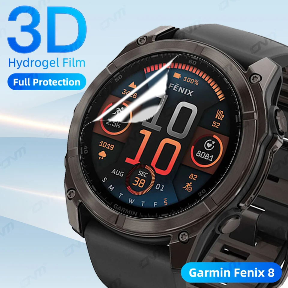 3D chránič obrazovky pre Garmin Fenix ​​8 43 mm 47 mm 51 mm AMOLED