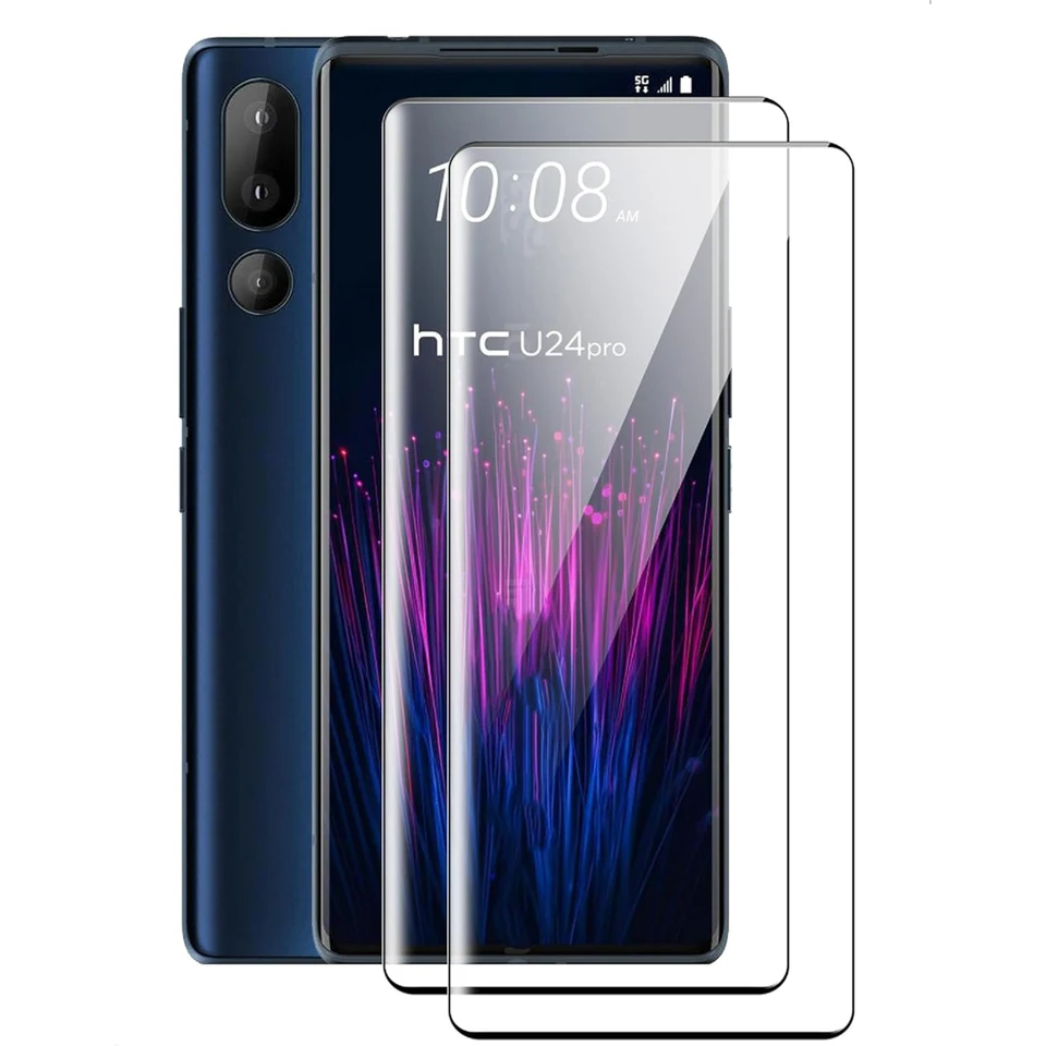 3D Curverd Ochranné sklo pre HTC U24 Pro Temperovaný sklenený chránič obrazovky pre HTC U24 Pro