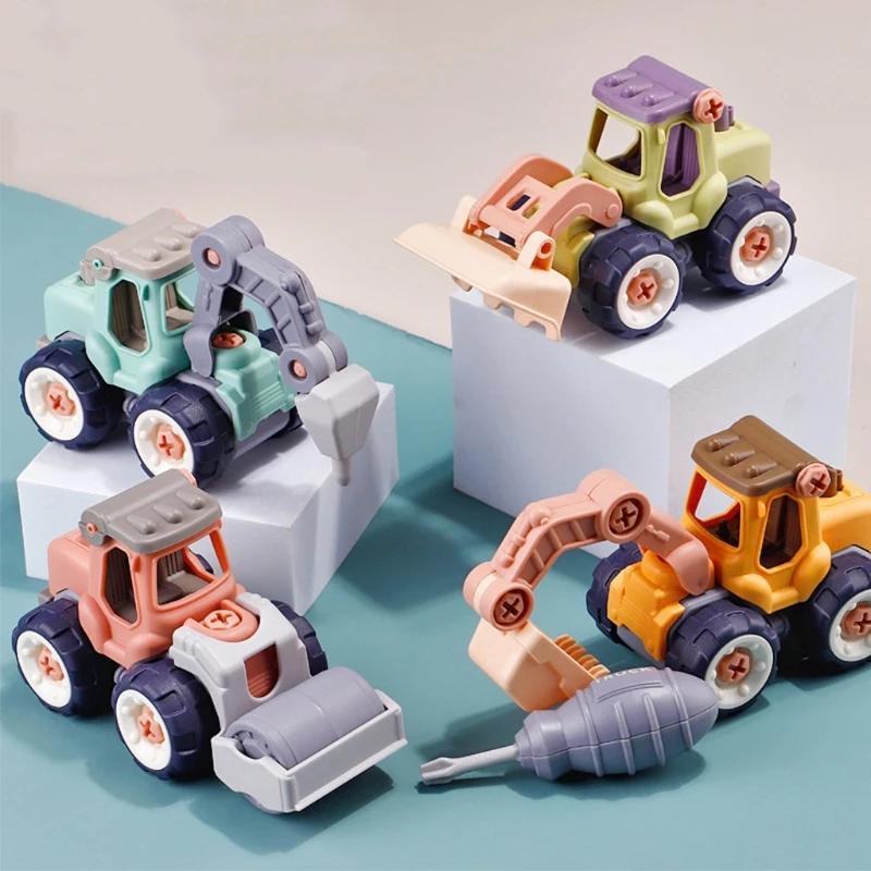 3D dinosaurus montáž Novinka Deti Deti skrutka DIY Traktor traktor Trecia Power Car Play Lawn Games Najlepší darček