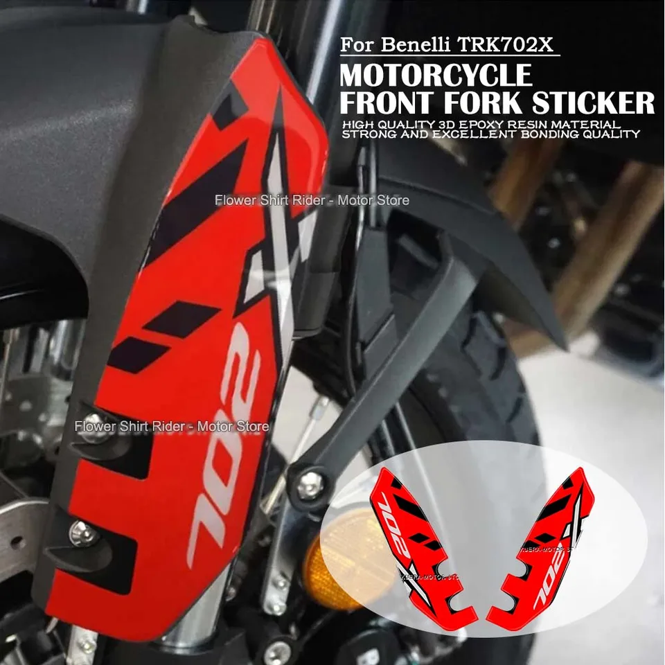 3D gél Epoxidová živicia nálepka Vodotesná protipratšia motocykla predných nálepiek na predné vidlice pre Benelli TRK 702X TRK 702X 2023