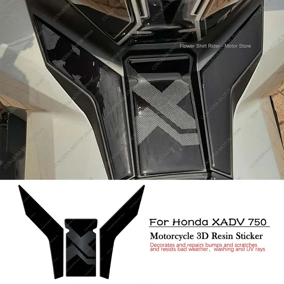 3D gélové nálepky Epoxy živice Vodotesné nálepky na ochranu motocyklového motocykla pre honda xadv 750 2021-2024