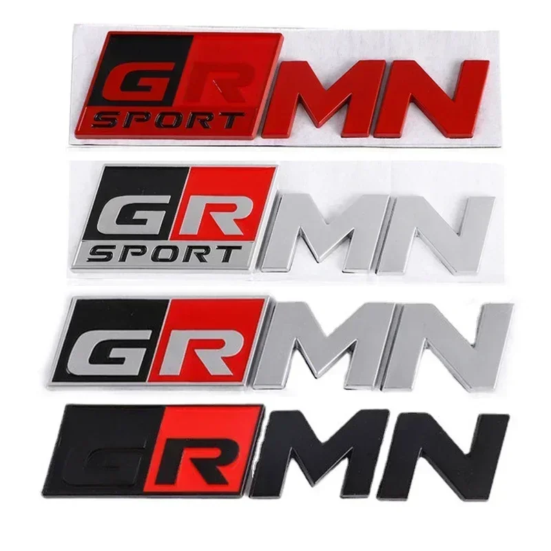 3d kovová gr šport Mn Grmn Listy auto Fender Zadný kmeň odznak Znak Sticker pre Toyota RZ RC RS Corolla Camry Prius Príslušenstvo