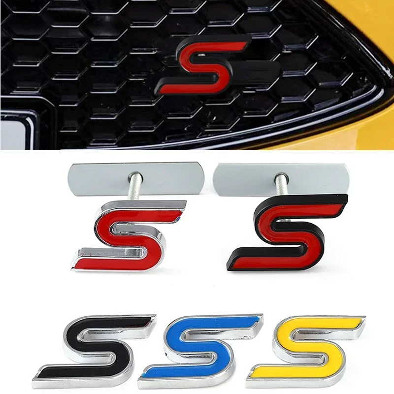 3D kovové logo logo predná mriežka Znak odznak automobilu zadné nálepky pre kmeňa pre Ford Focus fiesta Escape Ecosport Kuga Mondeo Príslušenstvo