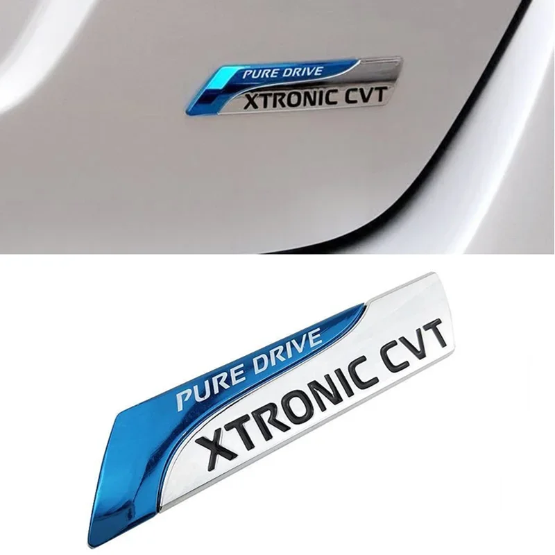3D kovový čistý pohon Xtronic CVT Car Zadný batožinový kmeňa nálepky Apploadery Account pre Nissan Qashqai X-Trail Juke Teana Tiida