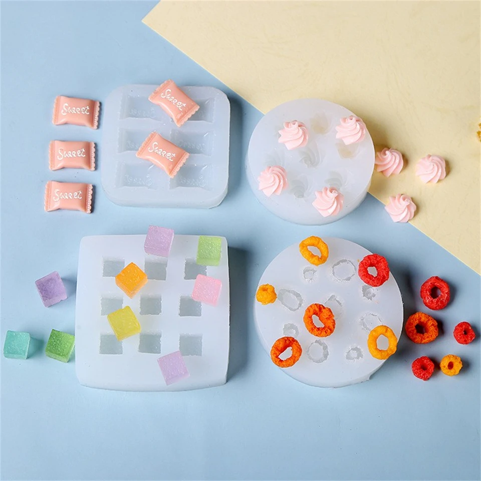 3d mini fondant Silikone Fold DIY Cake Pekáva živice formy dezert Desser Desser Desert Decoration Ručné ozdoby Kuchynské varenie náradie