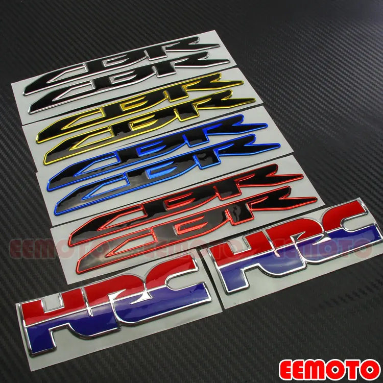 3D motocyklová prilba nádrže na podložku Motoringové nálepky na kapotáž pre HRC CBR 1000RR 929 650F 650R 600RR 600 F4I 500R 400 300R 250R