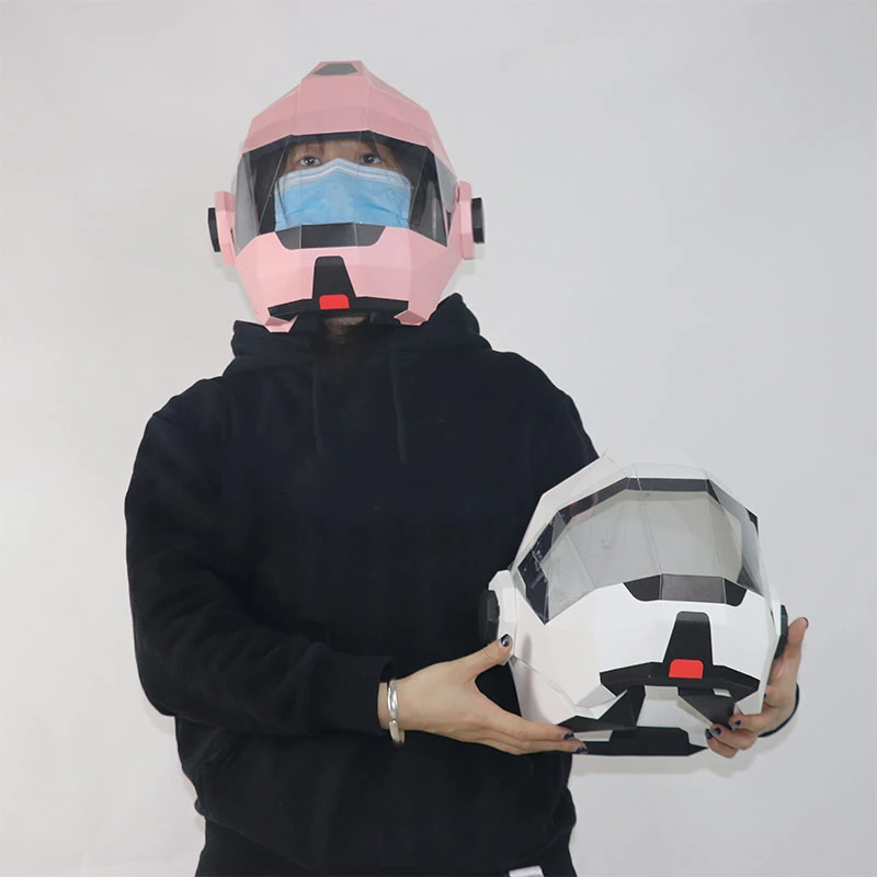 3D papierová forma astronaut Spaceman Mask Maska hlavy Halloween Cosplay rekvity Ženy Men Party