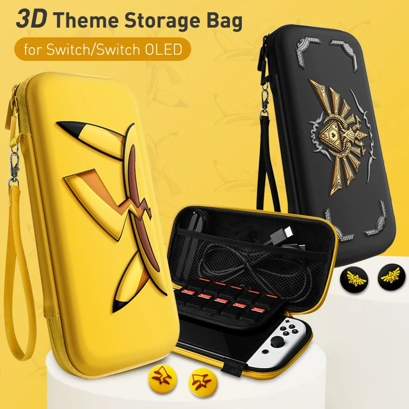 3D SKLADOVANIE TÉMY SKLADOVANIE PRE NINTENDO SWITCH PREPRAVNÉ PREVODNÉ PRÍRUČKY Vodotesný NS Switch OLED Game Accessories
