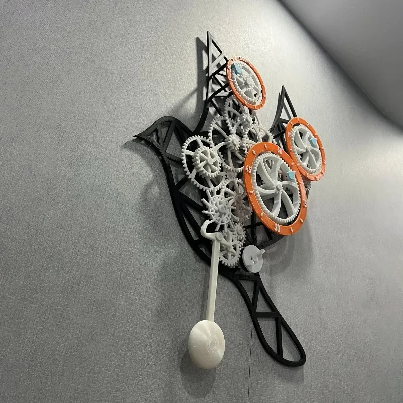 3D tlač mechanické prevodové koleso Pigeon kyvadlové hodiny 3D tlač hobby