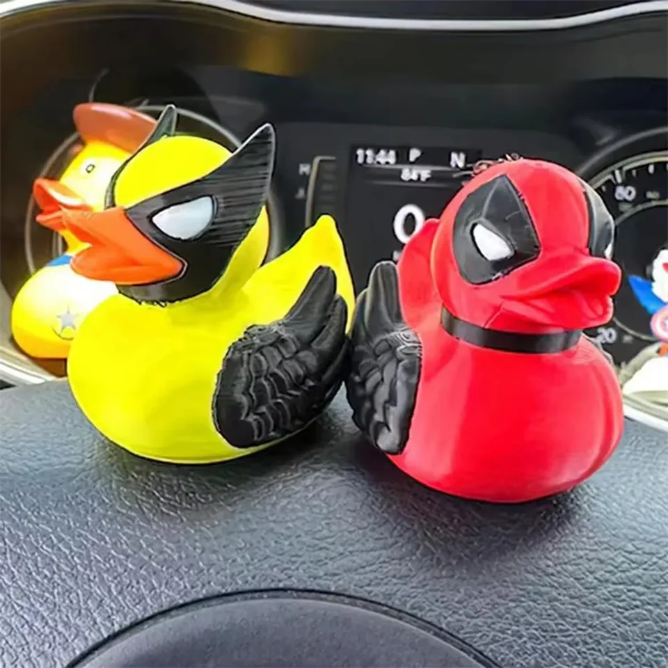 3D tlačená kačica figurína malá kačica socha