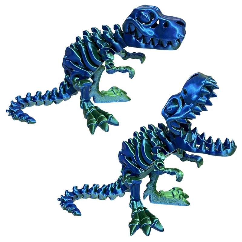 3D tlačené dračie otočné kĺbové kĺbové draka Western Crystal Draging Figure remeselnícke remese