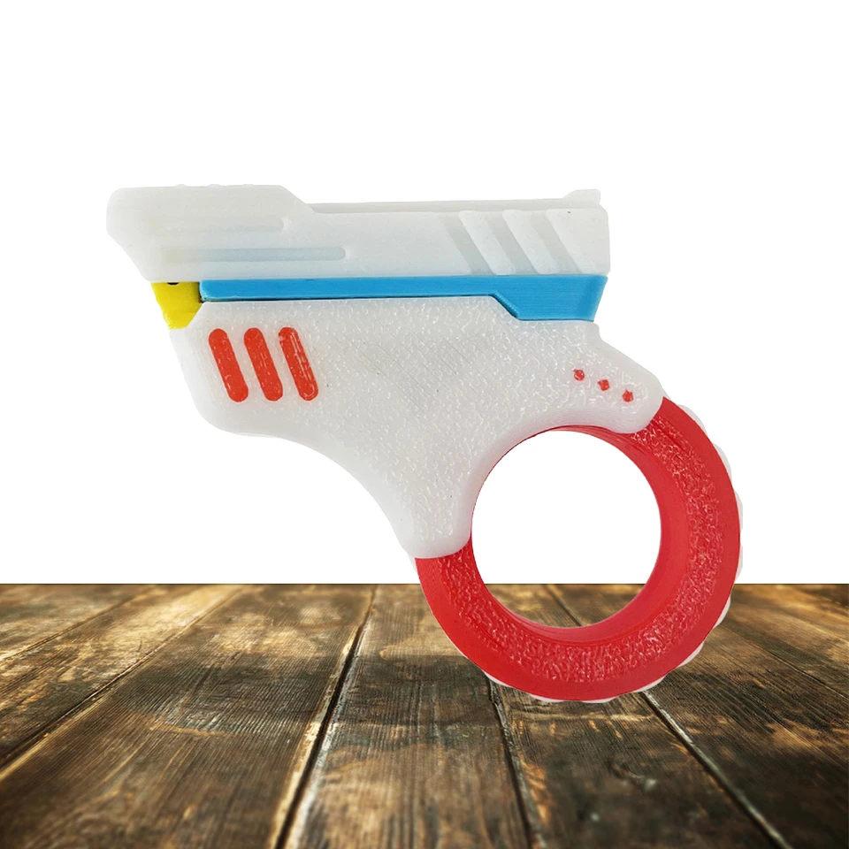 3D tlačené stresové reliéfové hračkárske pištoľ kreatívne prsty prsty spinner hračky Dekompresia senzorie pre deti pre deti dospelých