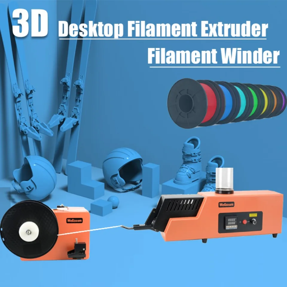 3D tlačiareň Partner Recycling Filament Extruder Auto Winder DIY tlač