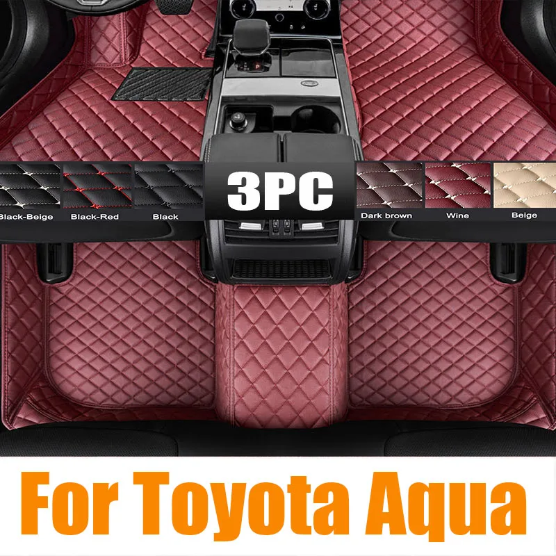 3d TPE RHD podlahové auto rohož pre Toyota Aqua 2014-2020 Prius C 2021-2022