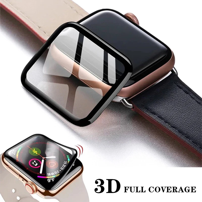 3D vodotesný chránič na celej obrazovke pre Apple Watch Ultra 9 8 7 6 SE 5 49 mm 45 mm 41 mm 44 mm 44 mm nie sklo pre iWatch 3 38 mm 42 mm