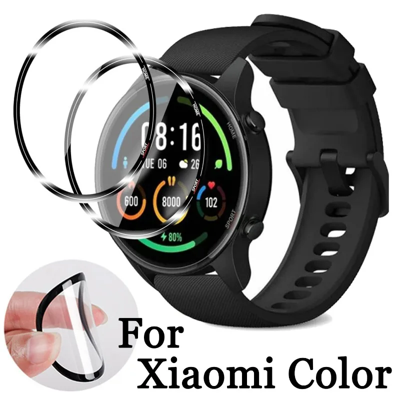 3D zakrivená hrana filmu pre Xiaomi Watch Mi Color Sports Edition Screen Ochrancovia Soft