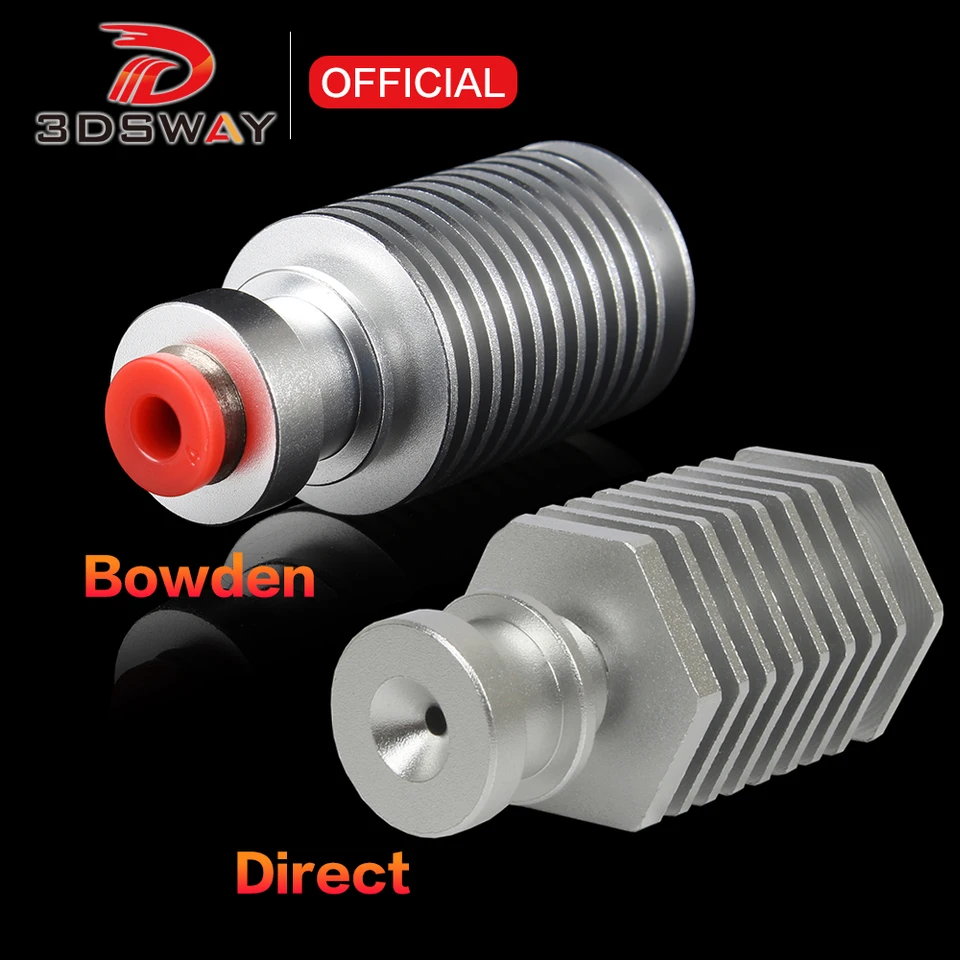 3DSway 3D Tlačiareň ČASŤ NASTAVENIE BOWDEN pre extrudér V6 J-Head 1,75 mm hladký krk